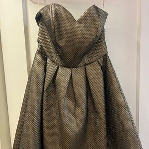 Gold balloon dress